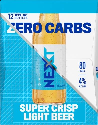 Bud Light Next Zero Carbs Beer 12 Bottles 12 Fl Oz Ralphs