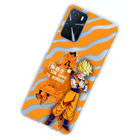 Funda Para Oppo Dragon Ball Z Goku Ssj Con Tu Personalizado Env O Gratis