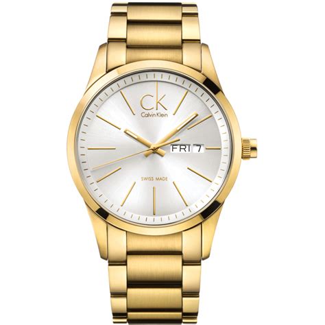 Calvin Klein New Bold Gold Pvd K2213502 Watch Shade Station