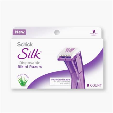 Schick Silk Bikini Razor Count Bikini Shaver Pubic Hair Razor For