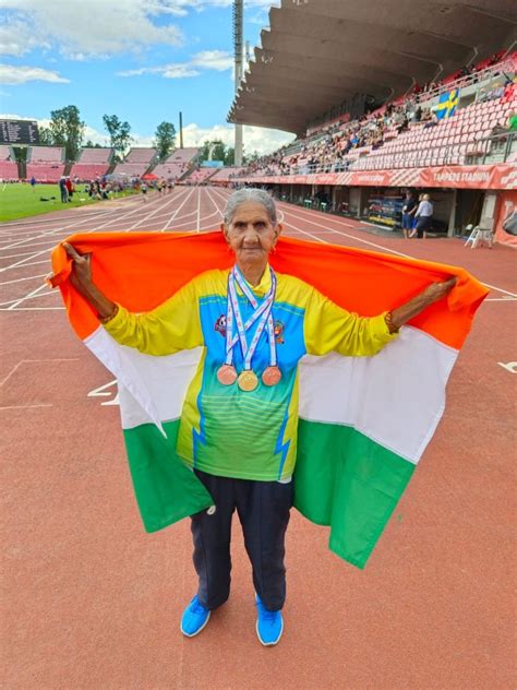 94 Year Old Bhagwani Devi Dagar Won A Gold And 2 Bronze For India At