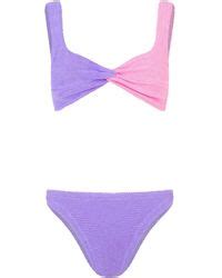 Hunza G Chelsea Bikini In Purple Lyst