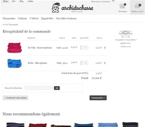 Kdj Webdesign Le Blog Exemples De Paniers Pour Votre E Commerce