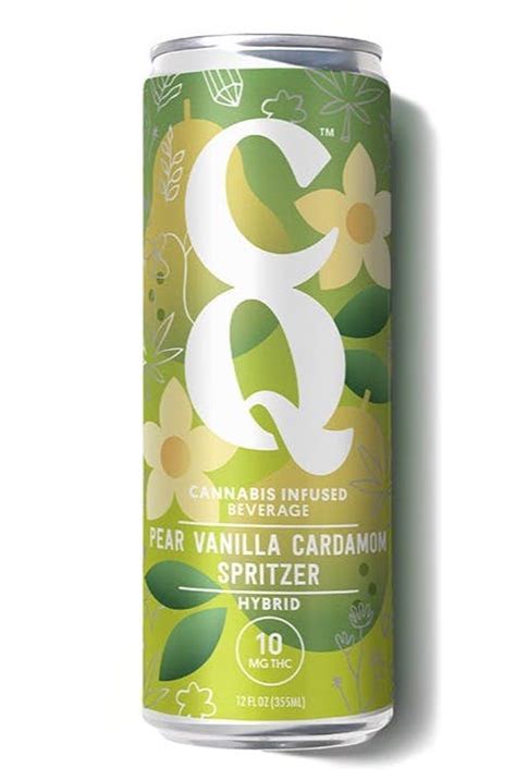 Cannabis Quencher Pear Vanilla Cardamom Spritzer Mg Lax Cc