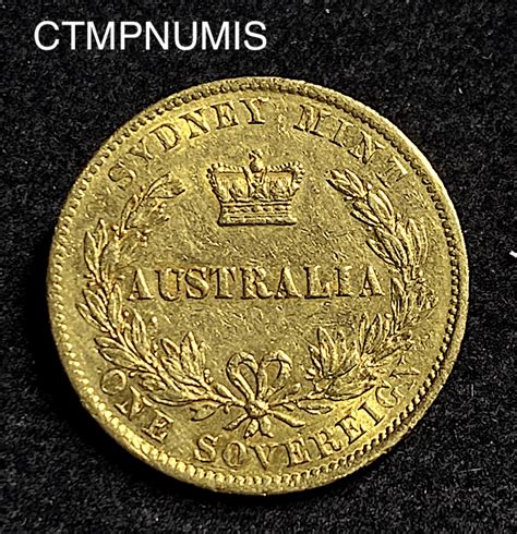 Monnaie Australie Souverain Or Victoria Ttb Ctmp Numis Achat