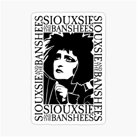 Siouxsie And The Banshees Sticker For Sale By Loudmetal Redbubble