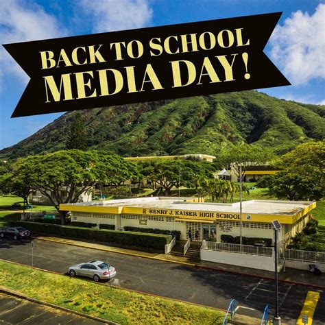 Back to School Media Day At Kaiser High School Success! | Henry J ...