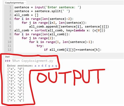 Two Words Combination In Python Copyassignment