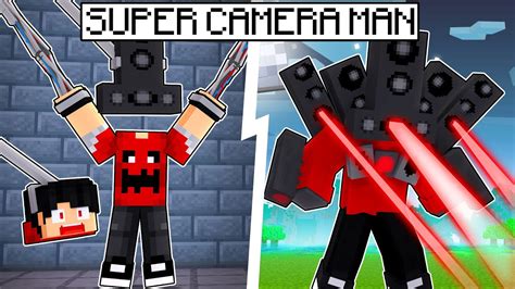 P3DRU Virou O SUPER CAMERAMAN No Minecraft Por 24 HORAS YouTube