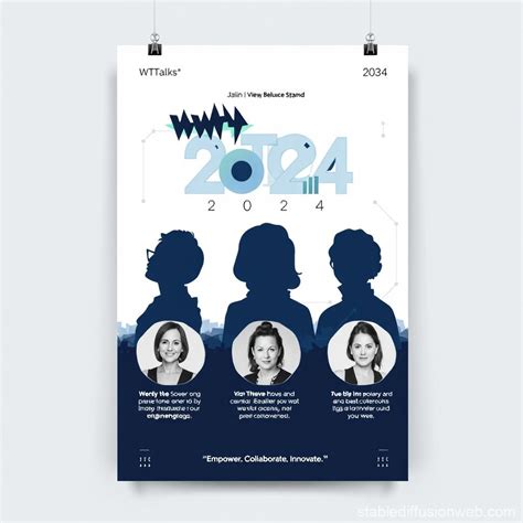WTTtalks 2024 Corporate Flyer Design | Stable Diffusion Online