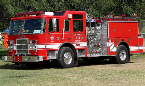 Los Angeles Fire Department Engine 98 Uploading Some Older Flickr