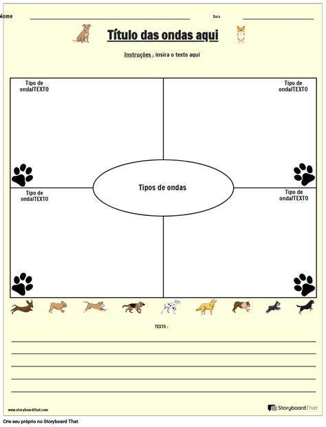 Ondas Retrato Cor 2 Storyboard Von Pt Examples