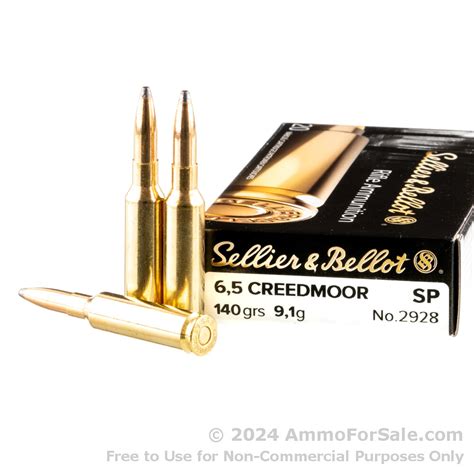 200 Rounds Of Discount 140gr SP 6 5 Creedmoor Ammo For Sale By Sellier