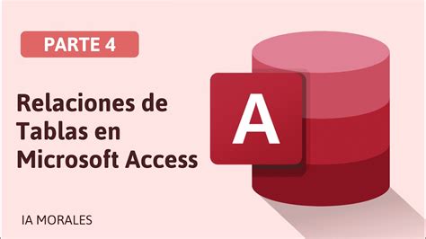 Como Crear Relaciones Entre Tablas En Microsoft Access Relaciones De