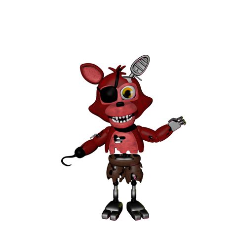 Adventure Withered Foxy Render By Mouse900 On Deviantart