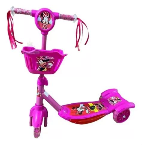 Patinete Infantil Minnie Mouse Rodas Frete Gr Tis