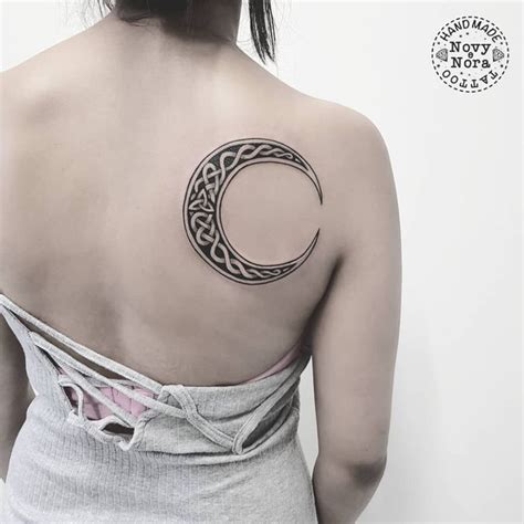 Novytattoo Handmade On Twitter Tattoos Moon Tattoo Celtic