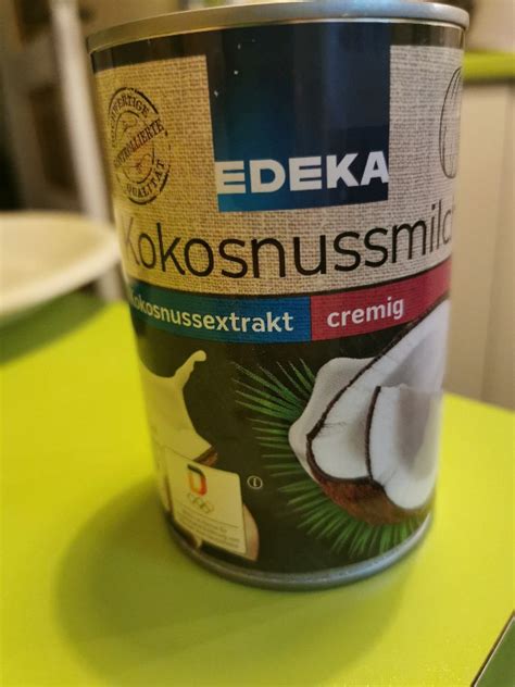 Edeka Kokosnussmilch Cremig Kalorien Neue Produkte Fddb