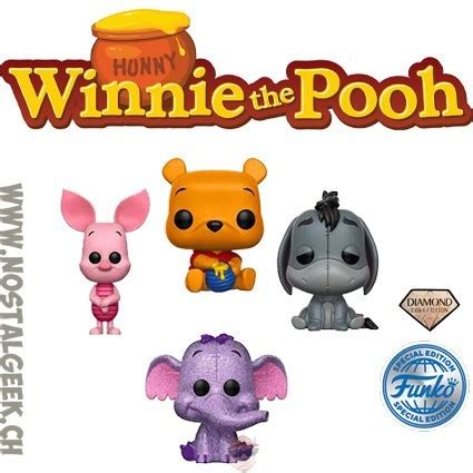 Toy Funko Pop Winnie The Pooh Piglet Eeyore Heffalump 4 Pack