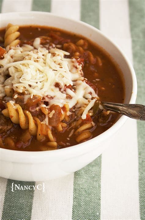 Easy Lasagna Soup NancyC