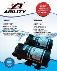 Ro Pumps ABILITY Pump 100 GPD Manufacturer From Rajkot