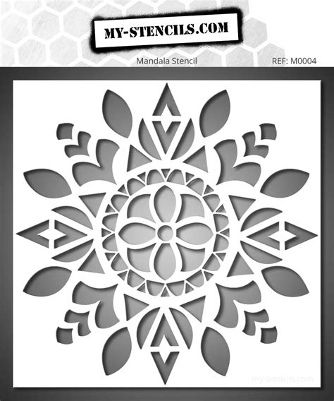 Mandala Stencil M My Stencils