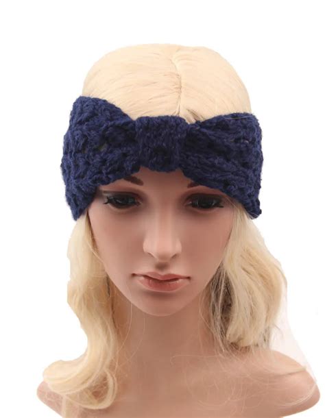 Women Knitted Headband Chunky Headband Ear Warmer Cabled Headband Head