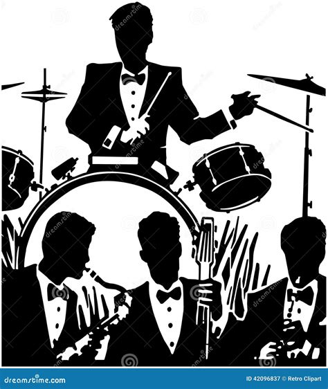Jazz Band Stock Vector Illustration Of Lounges Jazz 42096837