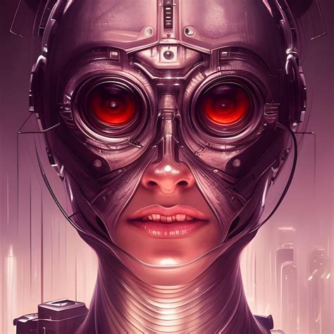 Premium Photo An Ai Generated Illustration Of A Female Alien With