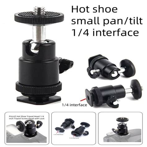 Hot Shoe Adapter Mini Cradle Ball Head Camera Bracket สำหรบขาตงกลอง เกยว ตวใหม