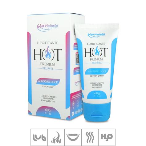 Lubrificante Beijável Hot Premium g ST Algodão Doce Atacado Star Sex Shop Lingerie