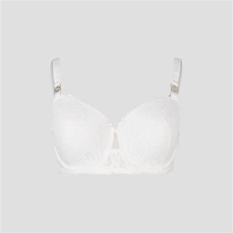 Soutien gorge emboîtant dentelle blanc femme grande taille La Halle