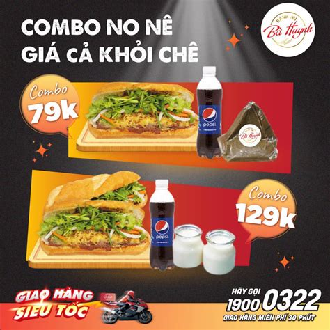 Khuyến mãi hot BÁNH MÌ BÀ HUYNH