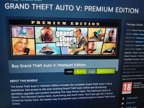 What is the best time and place to buy GTA V? Currently Steam is ...