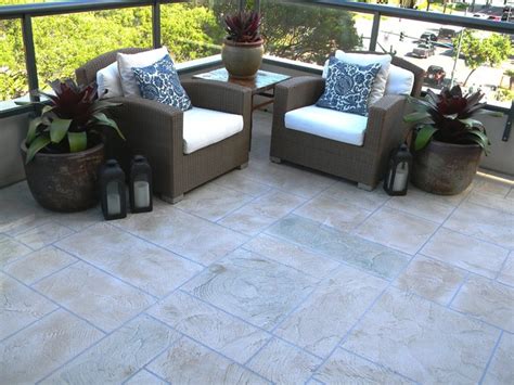 Condo Lanai Contemporary Patio Hawaii By Granicrete Hawaii