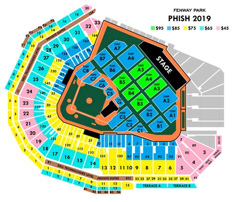 For Anyone Interested In The Fenway Seating Price Breakdown Phish