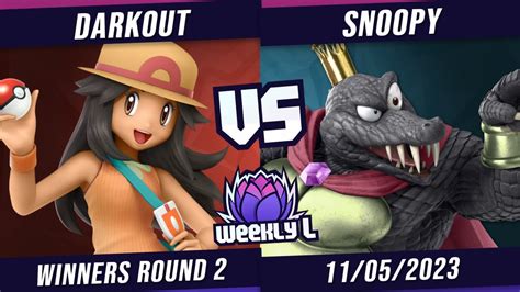 Darkout Vs Snoopy Winners Round 2 Weekly L 64 King K Rool Vs