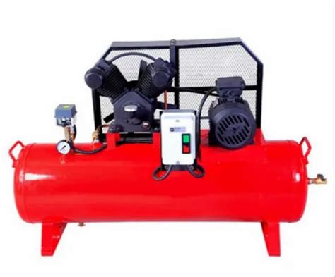 5 HP AC Single Phase Heavy Duty Reciprocating Air Compressor Air Tank