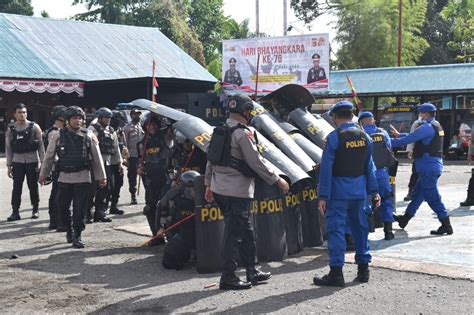 Ratusan Personel Gabungan Diterjunkan Amankan Demo Juli Di Nabire