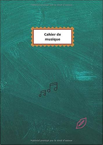 Grand Cahier de Musique Grosses Portées pour Enfants et Débutants