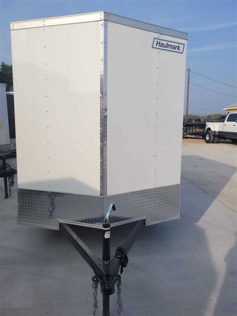 Haulmark X K White Rampdoor Spare Cargo Enclosed Trailer