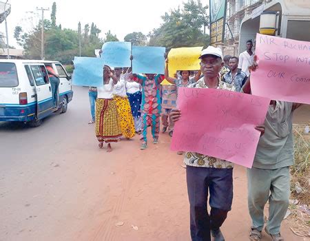 Protest In Enugu Community Over Land Dispute Tribune Online