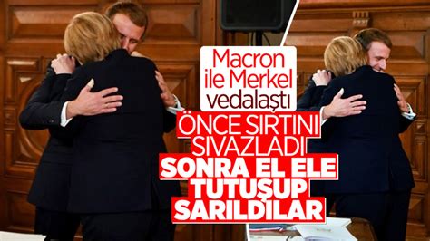 Angela Merkel Ile Emmanuel Macron Vedala T