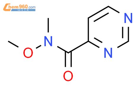 1223452 39 8 N 甲氧基 N 甲基嘧啶 4 甲酰胺化学式结构式分子式mol 960化工网