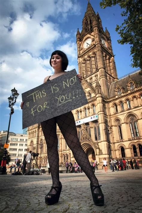 Hundreds Join Slut Walk Protest Through Manchester Manchester Evening News