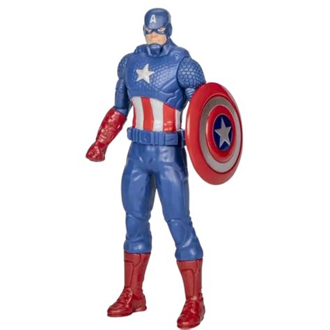Boneco Do Capitão América - Boneco Marvel Avengers do Capitão América - B1686 Hasbro | Shopee Brasil