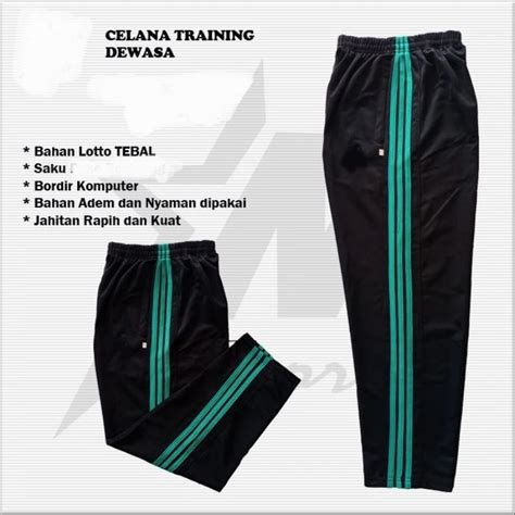 Jual Celana Training Panjang Dewasa Pria Wanita Celana Training