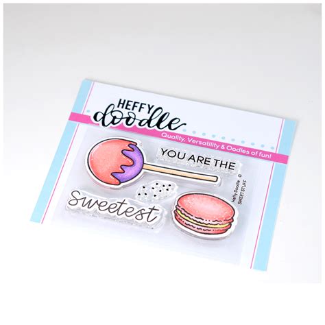Heffy Doodle Sweet Stuff Stamp Set Australia