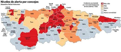 Toda El Rea Central De Asturias Presenta Unos Niveles Muy Altos De