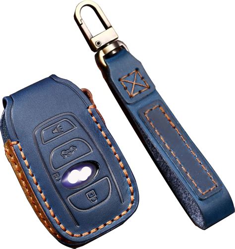 Amazon Hontumax Genuine Leather Key Fob Cover Case For Subaru